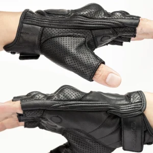 Leather Half Finger Gloves