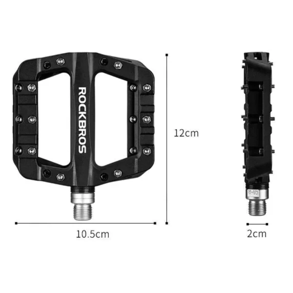 Random Mountain Bike Pedal Nylon L12cm W10.5cm H2cm