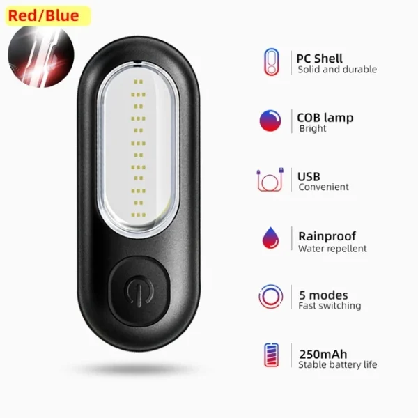 Random USB Rechargeable Bike Taillight